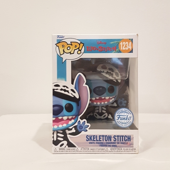 Skeleton Stitch BNIB Funko Pop 1234 Special Edition - Picture 1 of 7